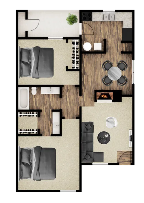 The Place at Harvestree Floorplan 1