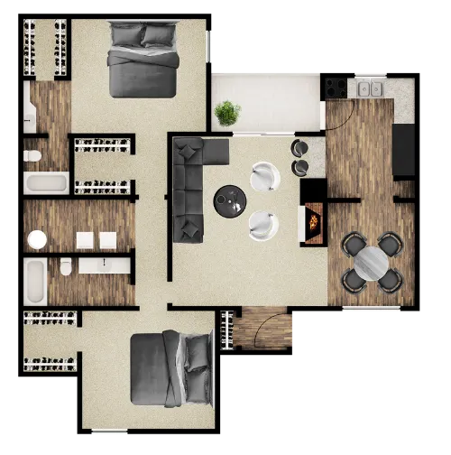 The Place at Harvestree Floorplan 3