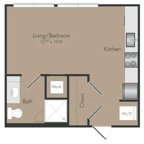 The Rail floor plan 1