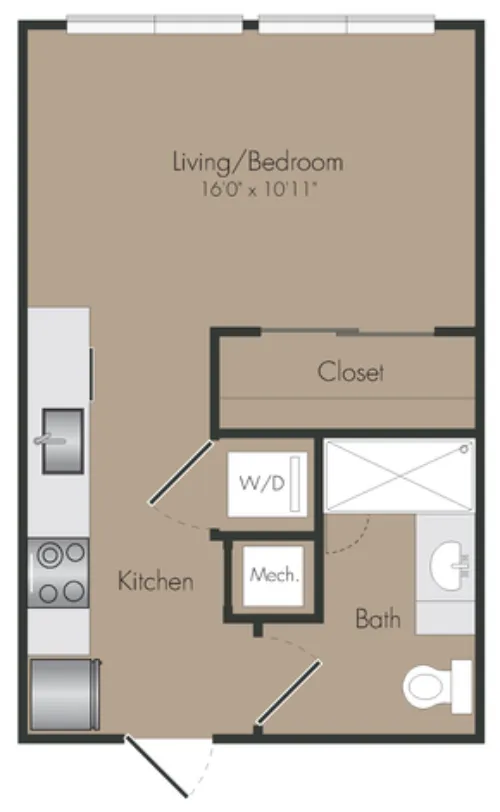 The Rail floor plan 2