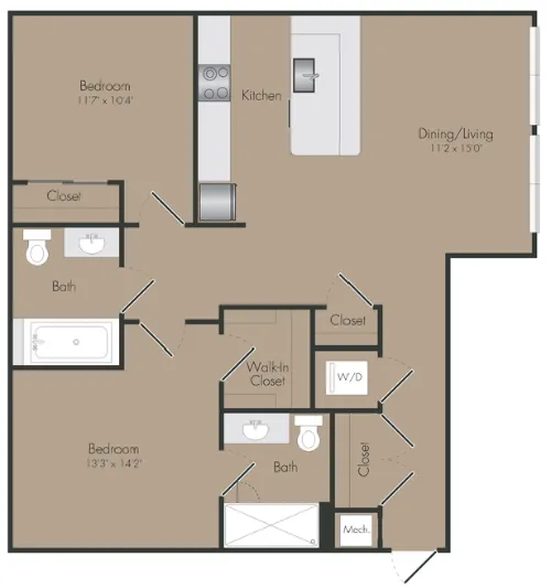 The Rail floor plan 3