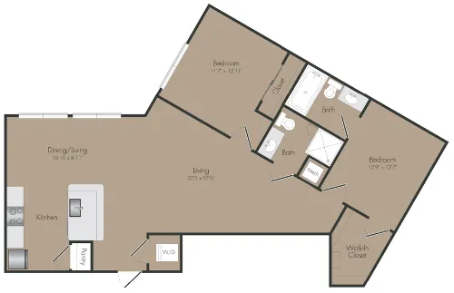 The Rail floor plan 4