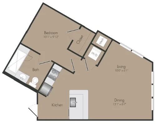 The Rail floor plan 5