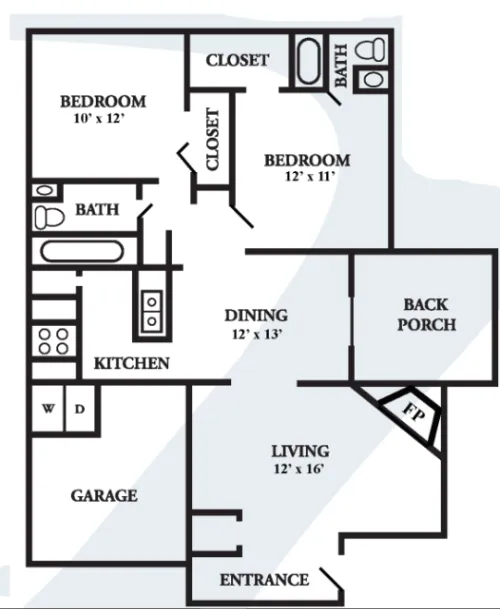 The Robinson on Melrose floorplan 2