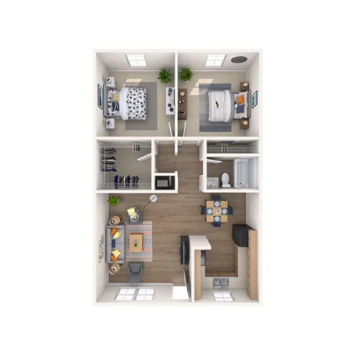 The Rosedale floor plan 2