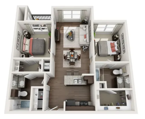 The Terrace At Walnut Creek floorplan 2