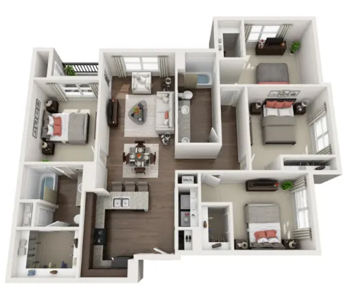 The Terrace At Walnut Creek floorplan 6