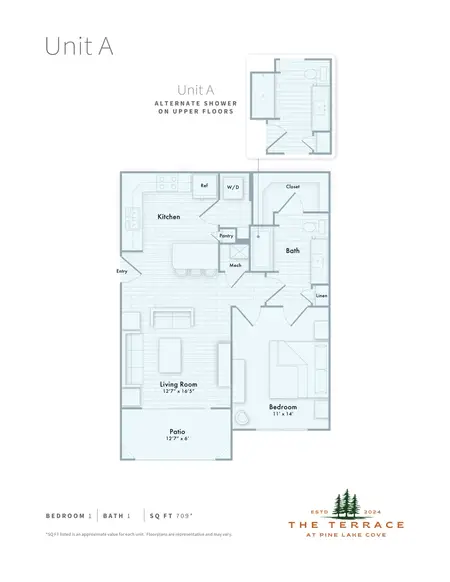 The Terrace at Pine Lake Cove Montgomery FloorPlan 2