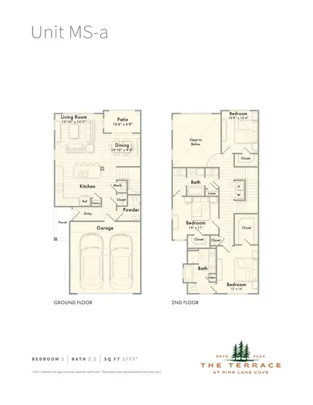 The Terrace at Pine Lake Cove Montgomery FloorPlan 22