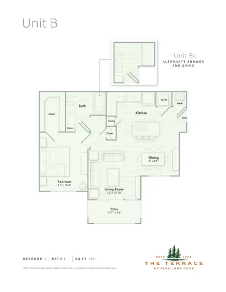 The Terrace at Pine Lake Cove Montgomery FloorPlan 4