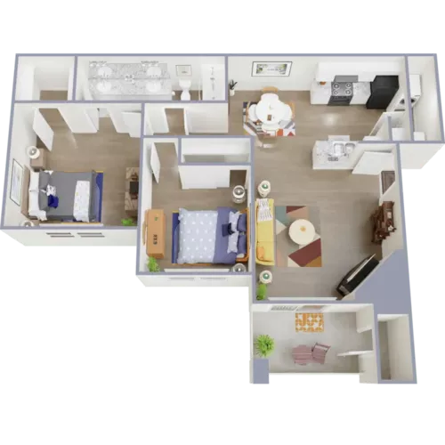 The Villas of Parkhaven Sherman Floorplan 3