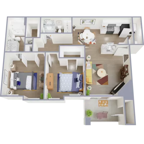 The Villas of Parkhaven Sherman Floorplan 4