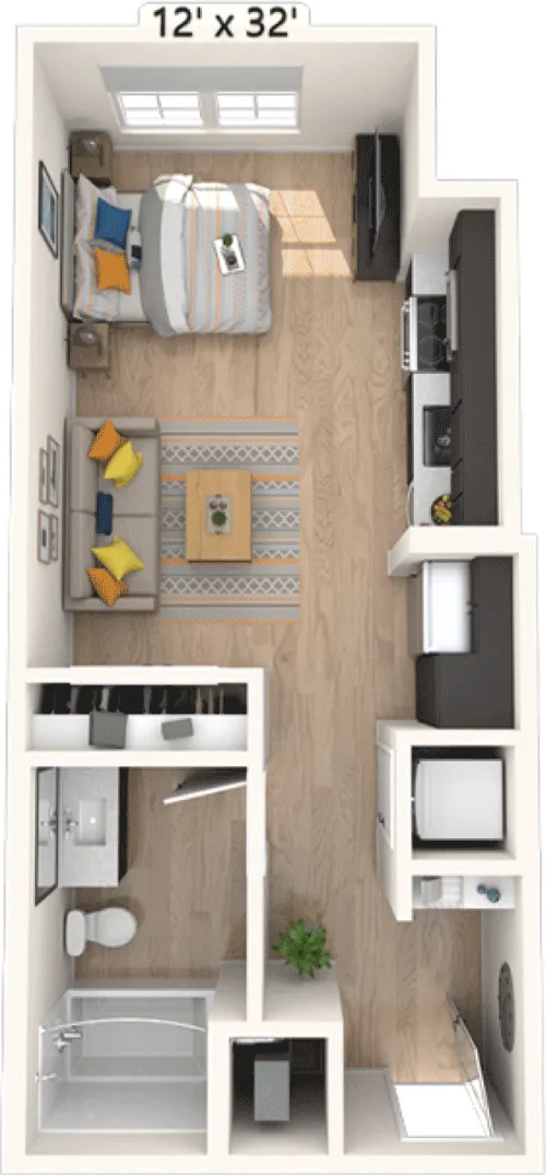 The Weaver floor plan 1