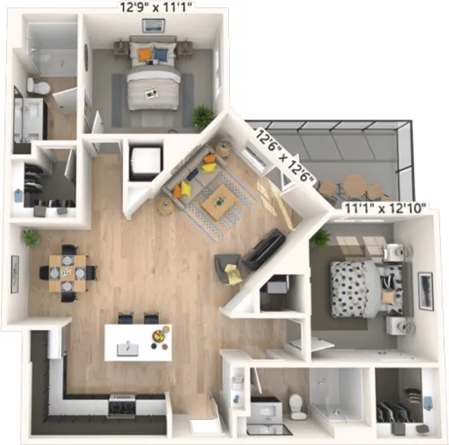 The Weaver floor plan 4