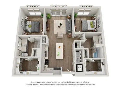 Trailhead floor plan 1