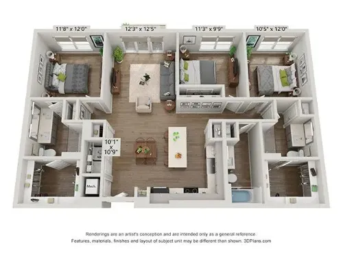 Trailhead floor plan 1