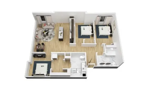 Travis Flats floor plan 10