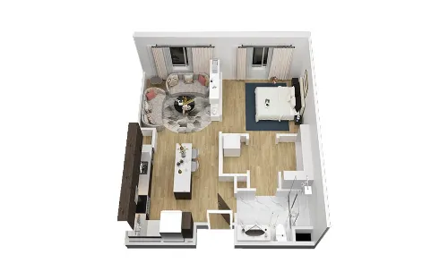 Travis Flats floor plan 3