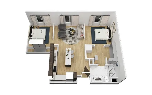 Travis Flats floor plan 5