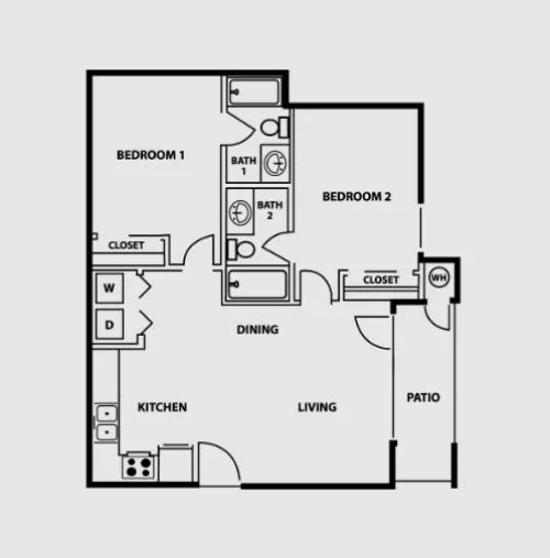 Vibe on Riverside floor plan 2