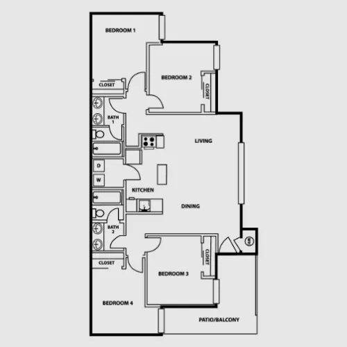 Vibe on Riverside floor plan 5