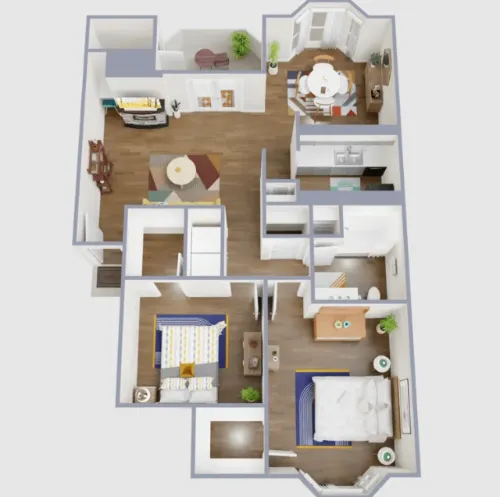 Villas at Shadow Oaks floorplan 4