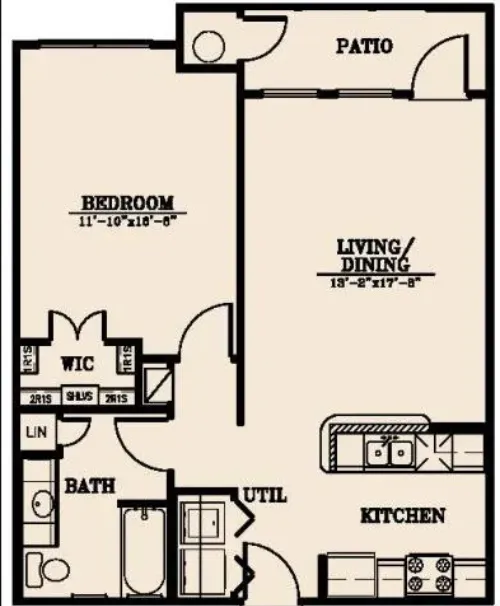 Villas on Sixth floor plan 1