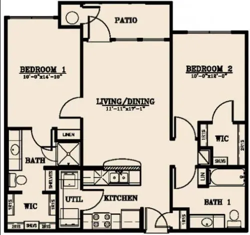 Villas on Sixth floor plan 2