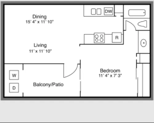 Wind River Crossing floorplan 1