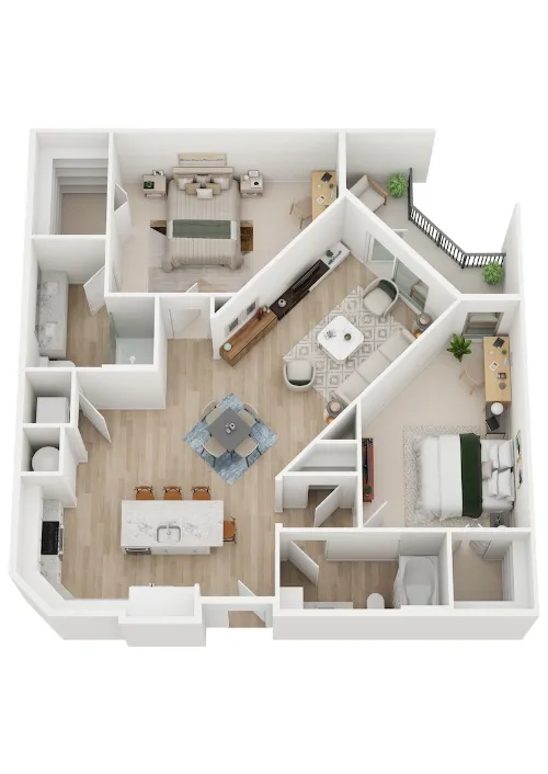 Windsor Commons floor plan 4