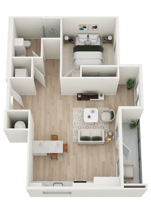 Windsor Commons floor plan 4