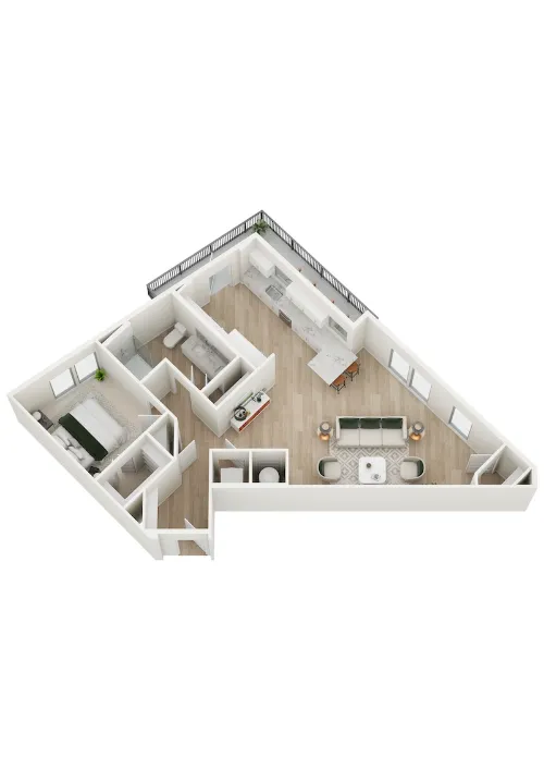 Windsor Commons floor plan 6