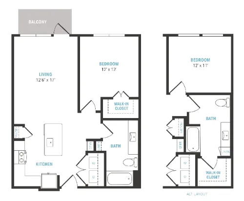 Alexan Braker Pointe floor plan 3