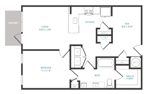 Alexan Braker Pointe floor plan 4