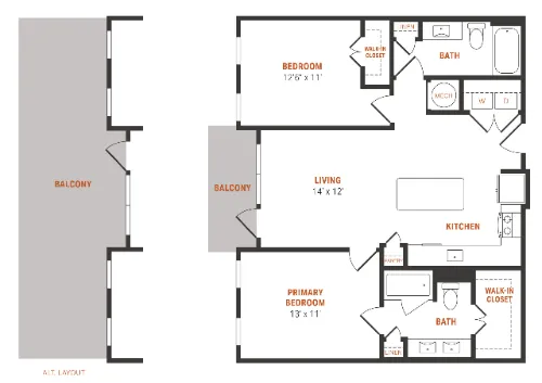 Alexan Braker Pointe floor plan 6