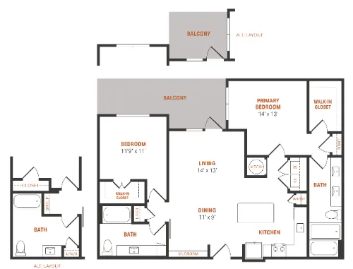 Alexan Braker Pointe floor plan 8