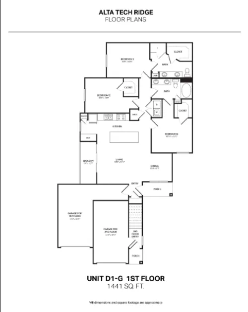 Altair Tech Ridge floror plan 2