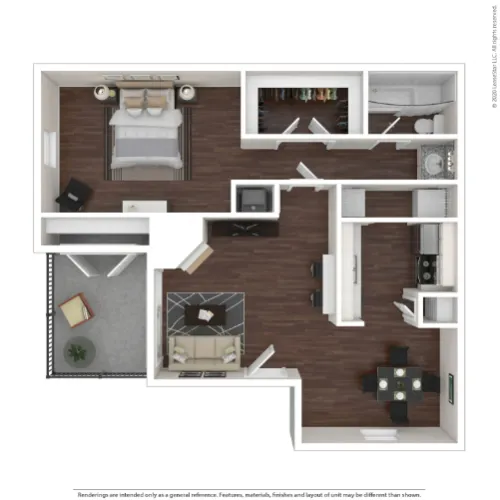 Austin Midtown floor plan 2