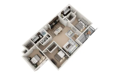 Austin Waters at Tech Ridge floor plan 1