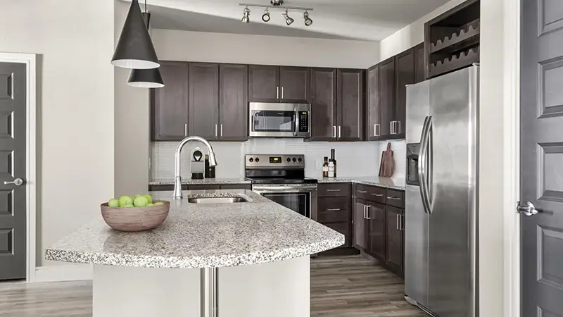 Brea Luxury Apartments Granite Countertops