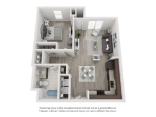 Bridge at Cameron floor plan 1