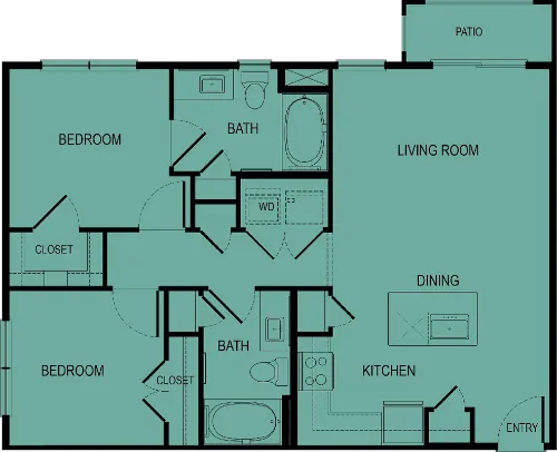 Bridge at Granada floor plan 3