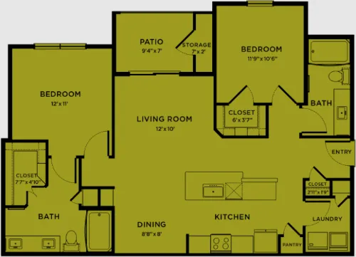 Bridge at Paloma floor plan 3