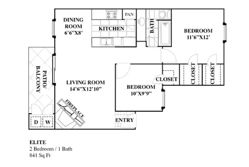 Bridge at Sterling Village floor plan 2