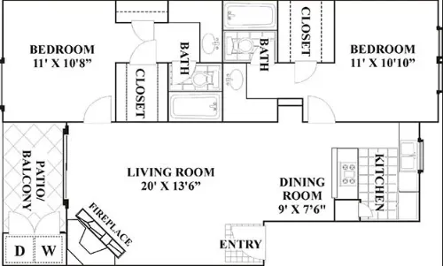 Bridge at Sterling Village floor plan 3