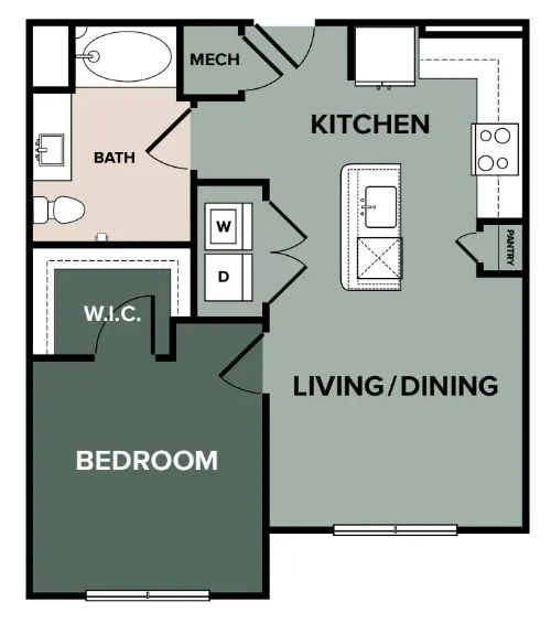 Broadstone North ATX floor plan 1