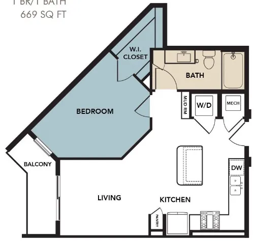 Broadstone North Lamar floor plan 11