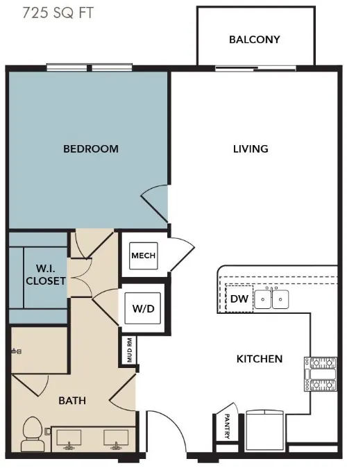 Broadstone North Lamar floor plan 13