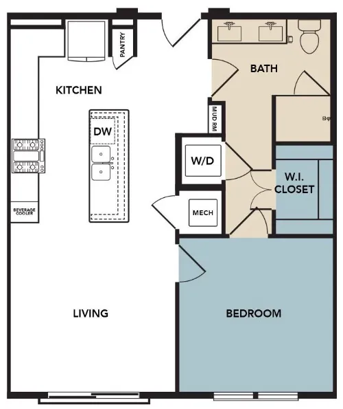 Broadstone North Lamar floor plan 14