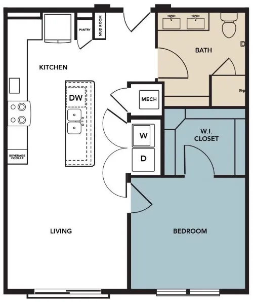 Broadstone North Lamar floor plan 17